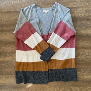 Pinque | Stitch Fix | Barry’s Two Pocket Color Block Cardigan